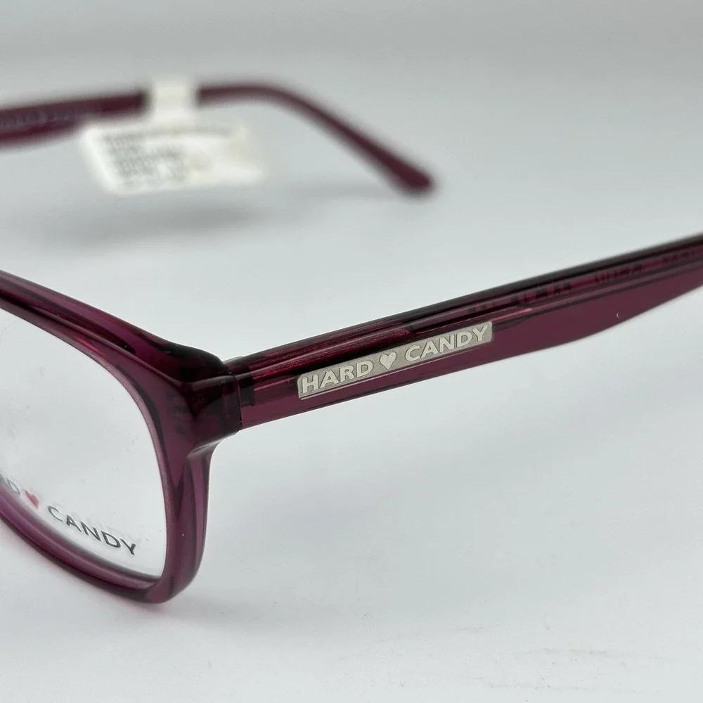 Hard Candy Women's HC08 Dark Pink Eyeglass Frame 53-15-135 mm‎